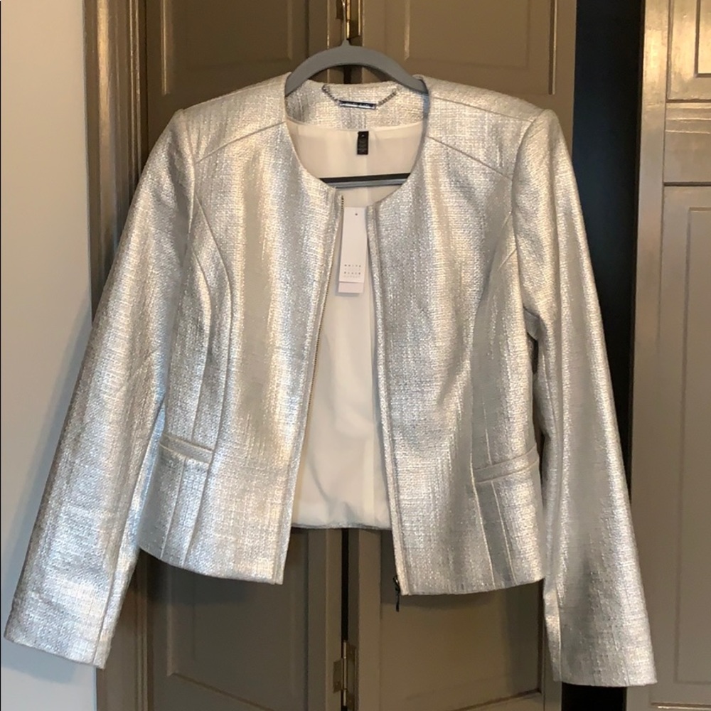 Metallic Tweed Jacket